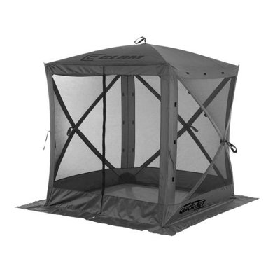 Clam6 Ft. W x 6 Ft. D Fiberglass Pop Up Mosquito Pop Up Screen Chair Tent Red